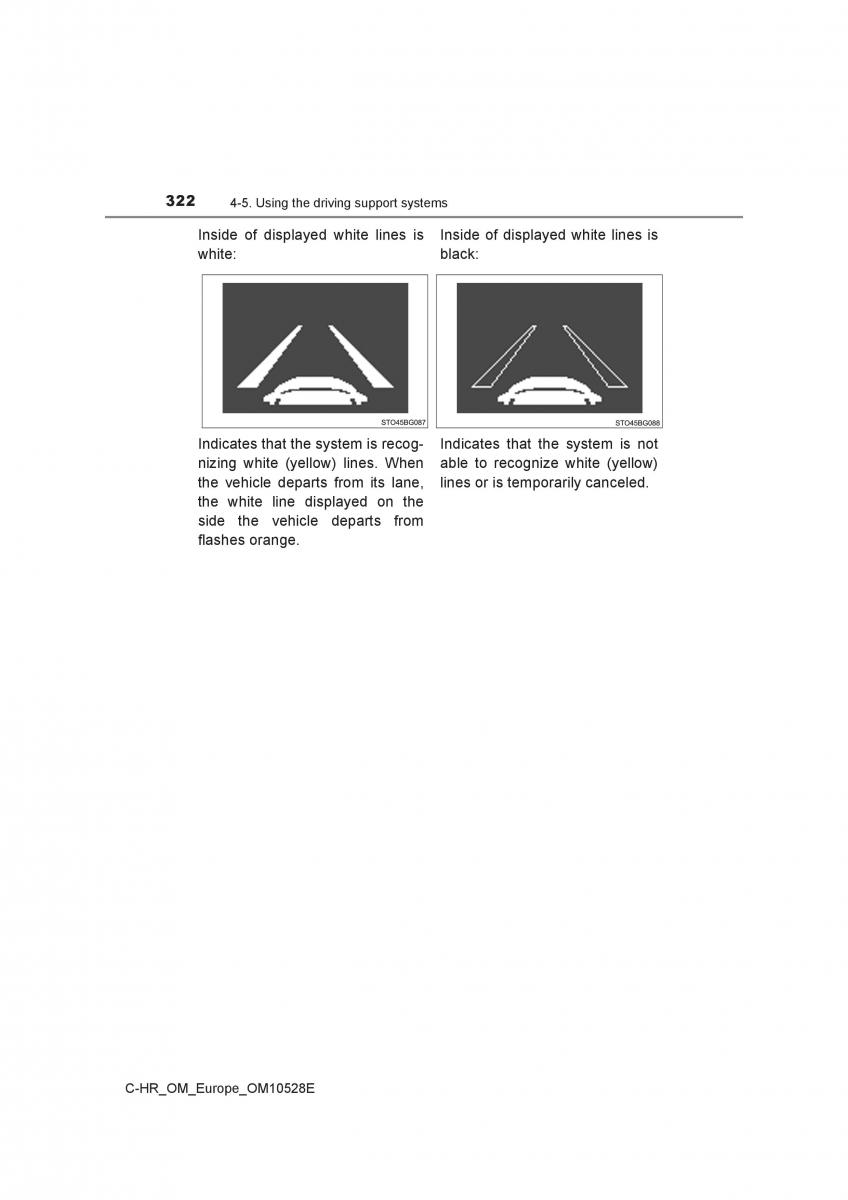 Toyota C HR owners manual / page 322