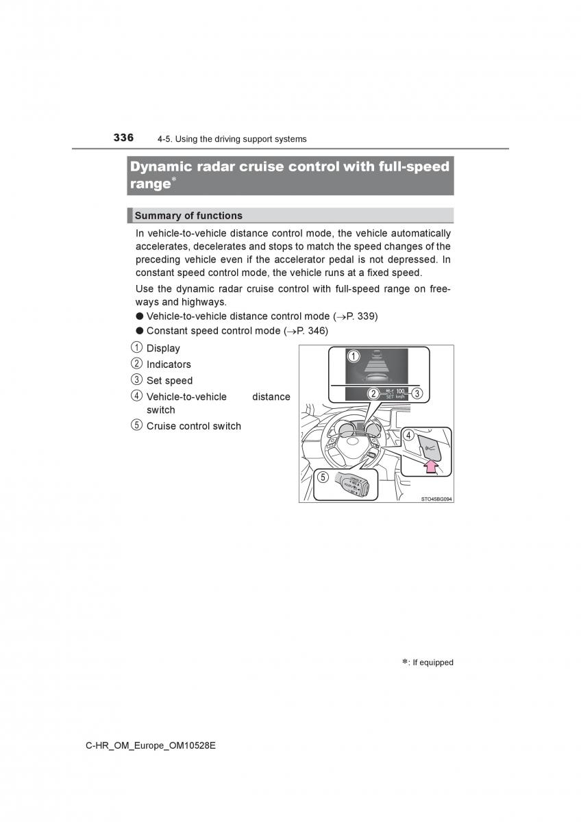 Toyota C HR owners manual / page 336