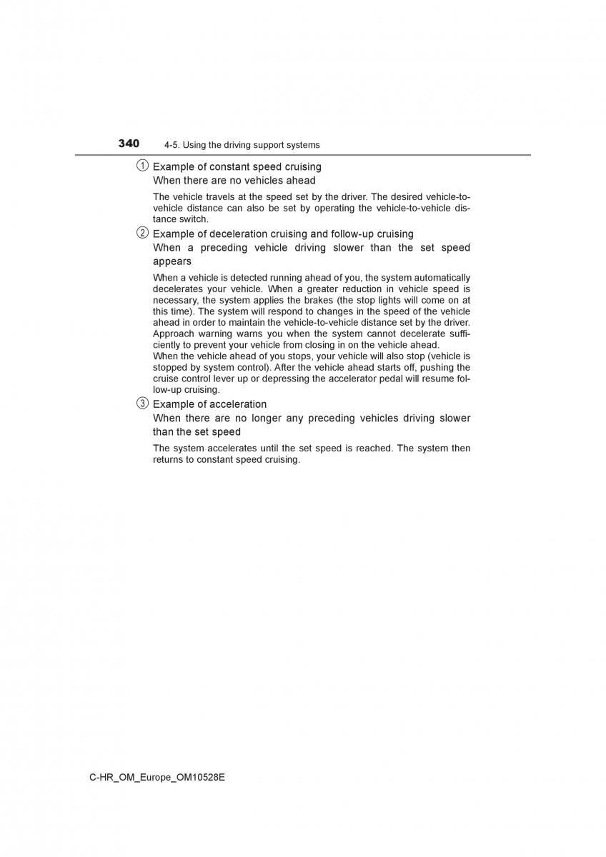 Toyota C HR owners manual / page 340