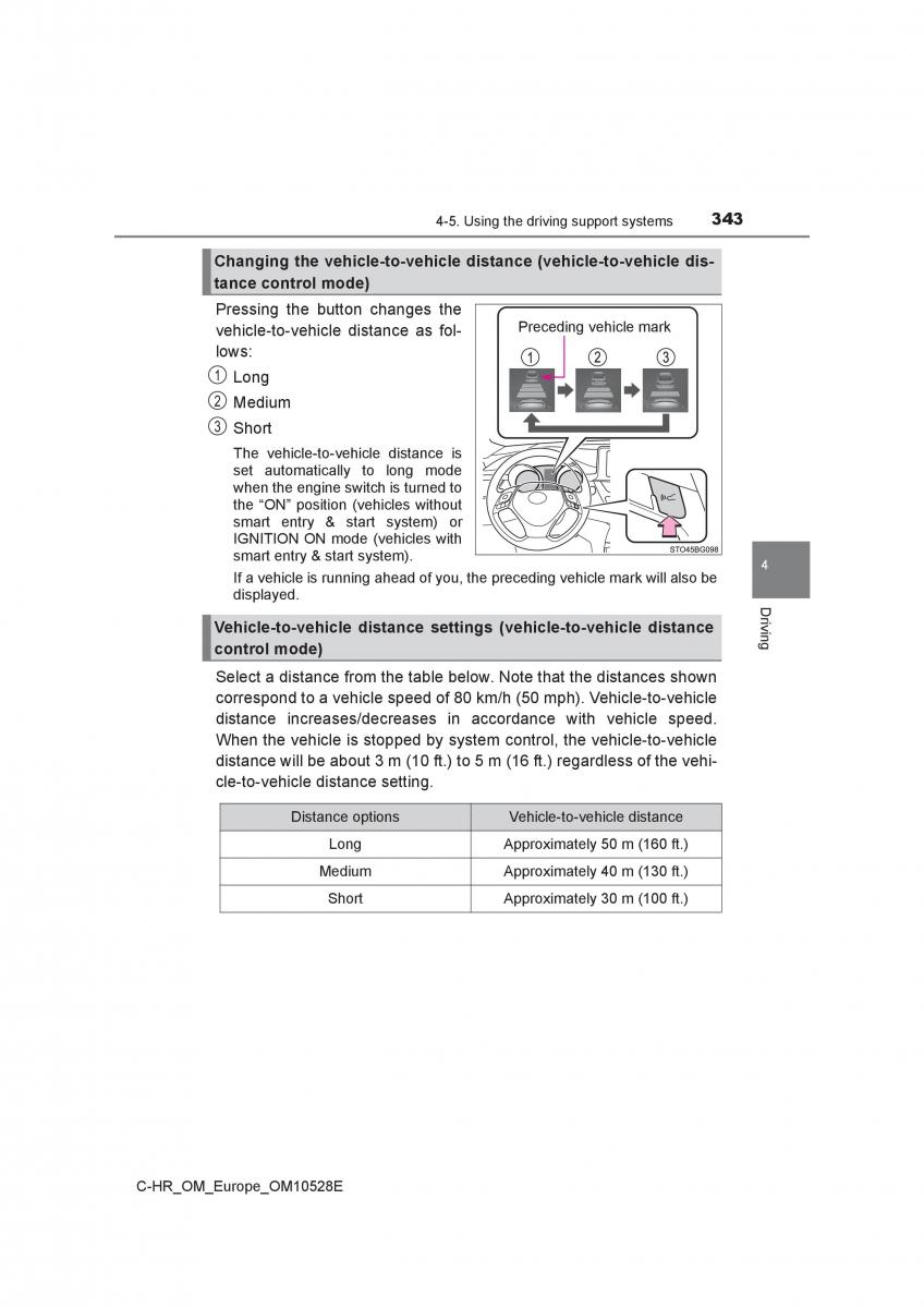 Toyota C HR owners manual / page 343