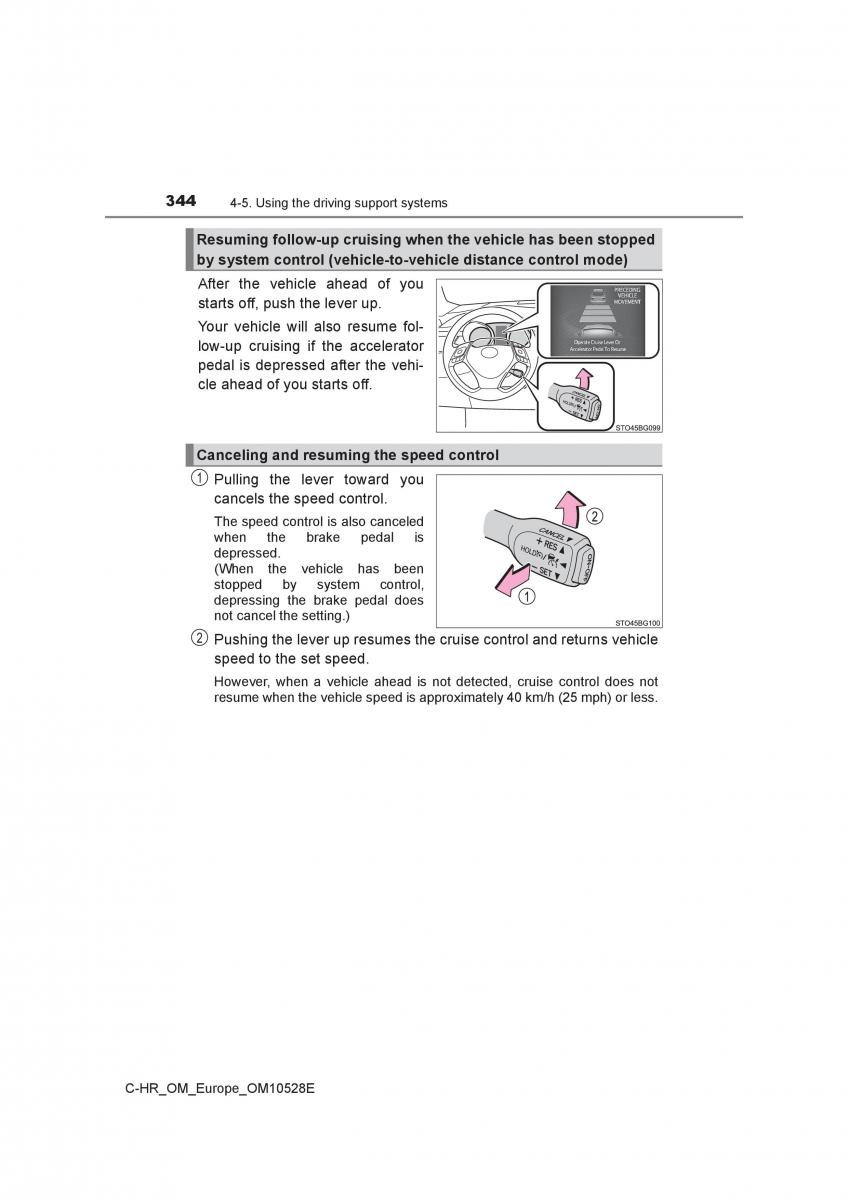 Toyota C HR owners manual / page 344