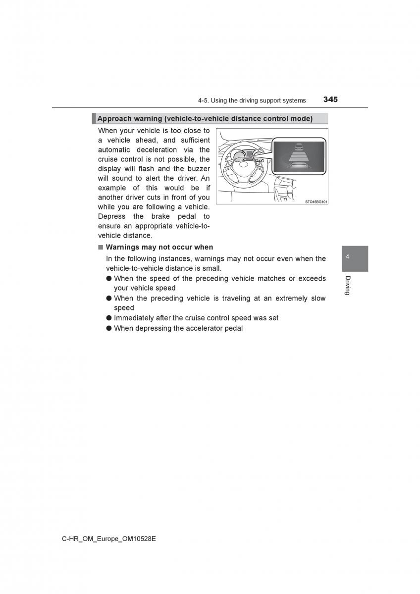 Toyota C HR owners manual / page 345