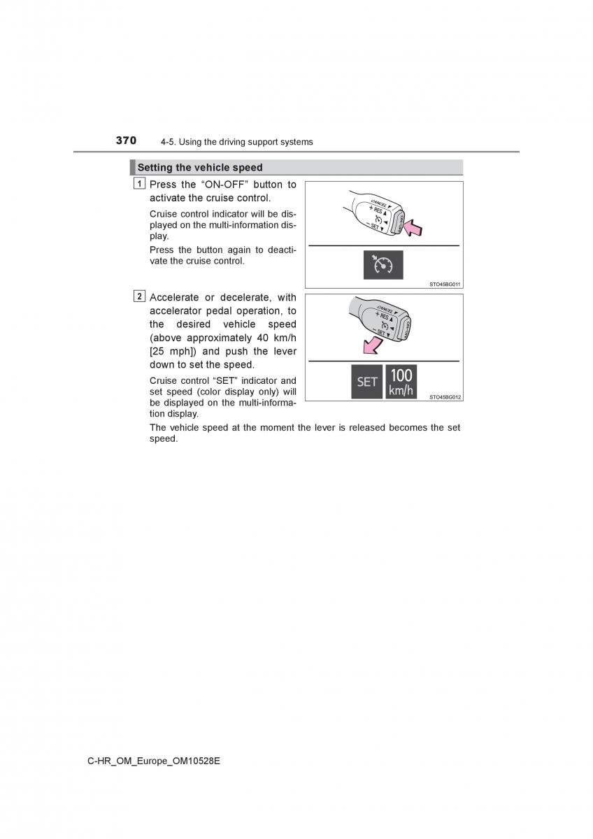 Toyota C HR owners manual / page 370