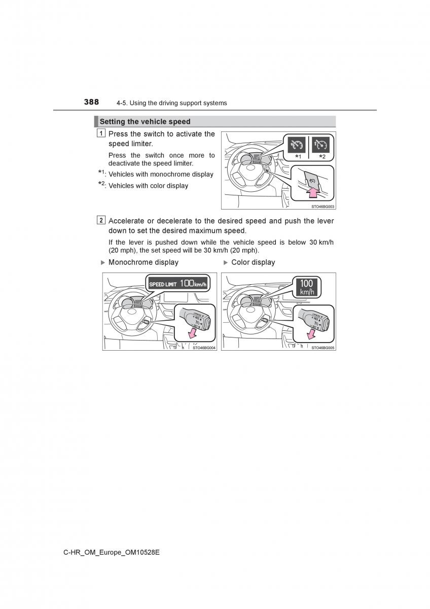 Toyota C HR owners manual / page 388