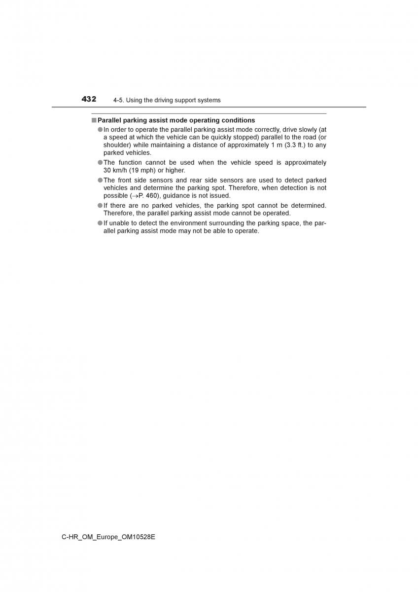 Toyota C HR owners manual / page 432