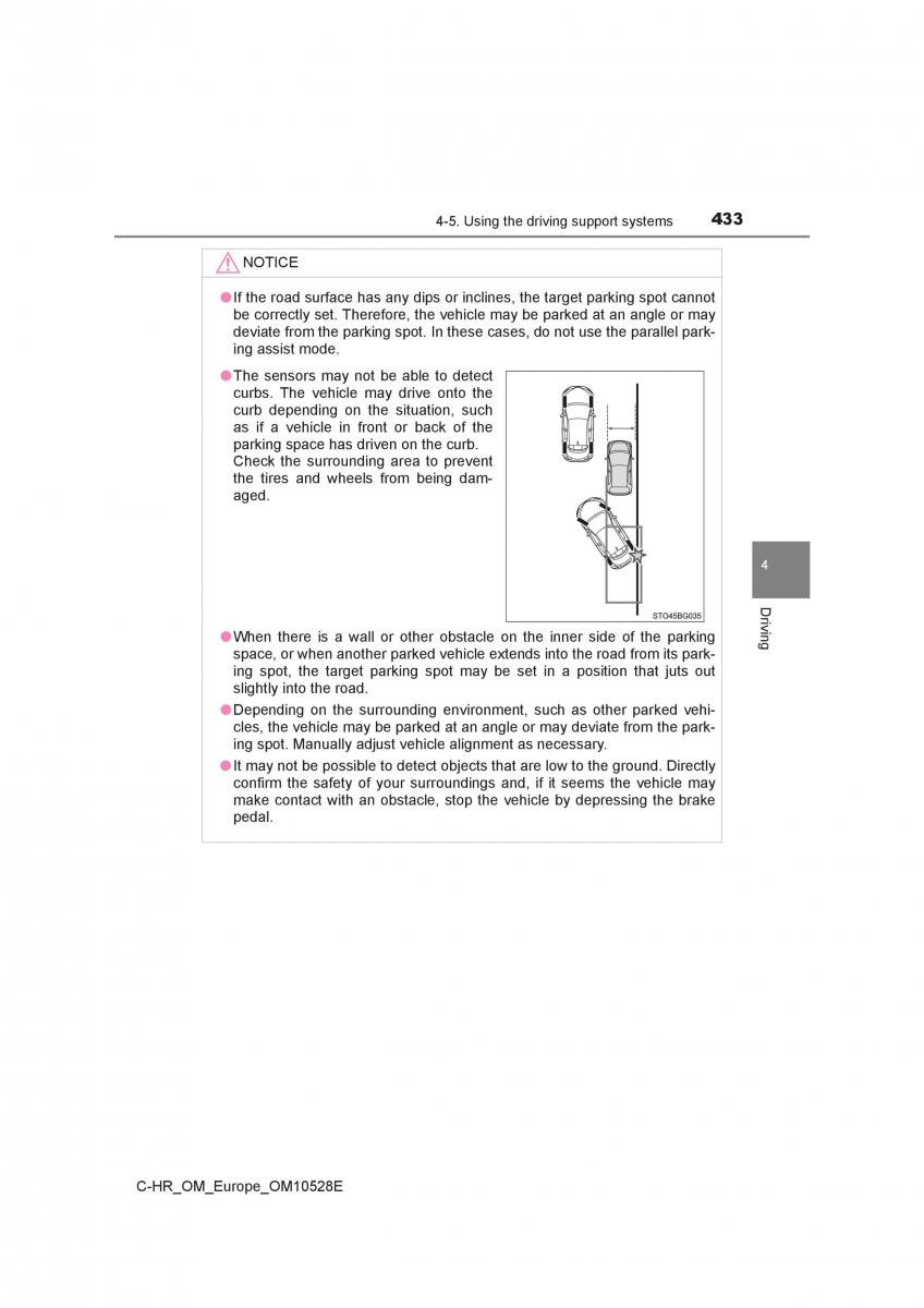 Toyota C HR owners manual / page 433