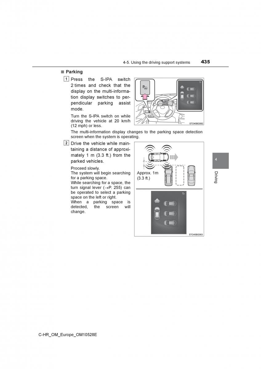 Toyota C HR owners manual / page 435