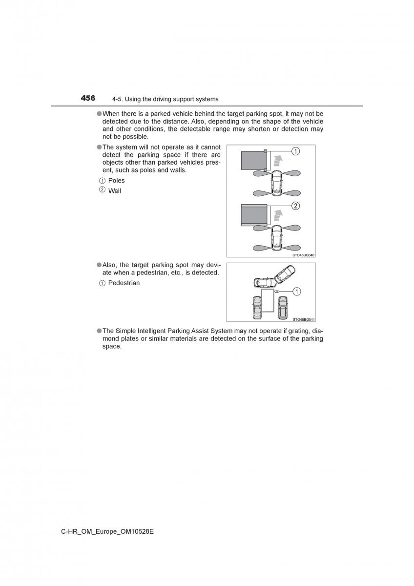 Toyota C HR owners manual / page 456