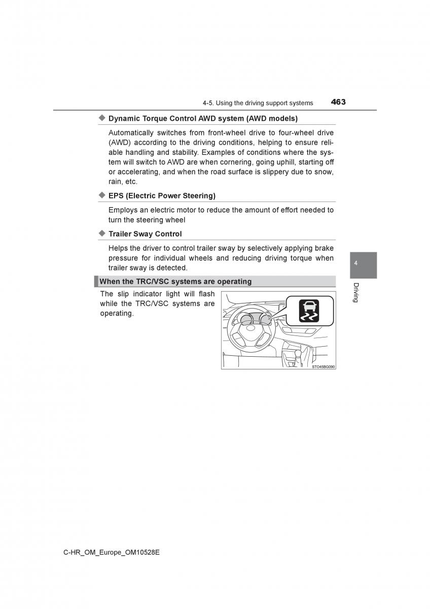 Toyota C HR owners manual / page 463