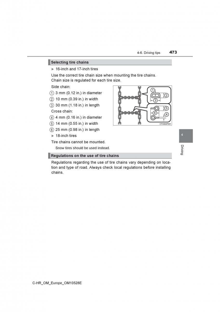 Toyota C HR owners manual / page 473