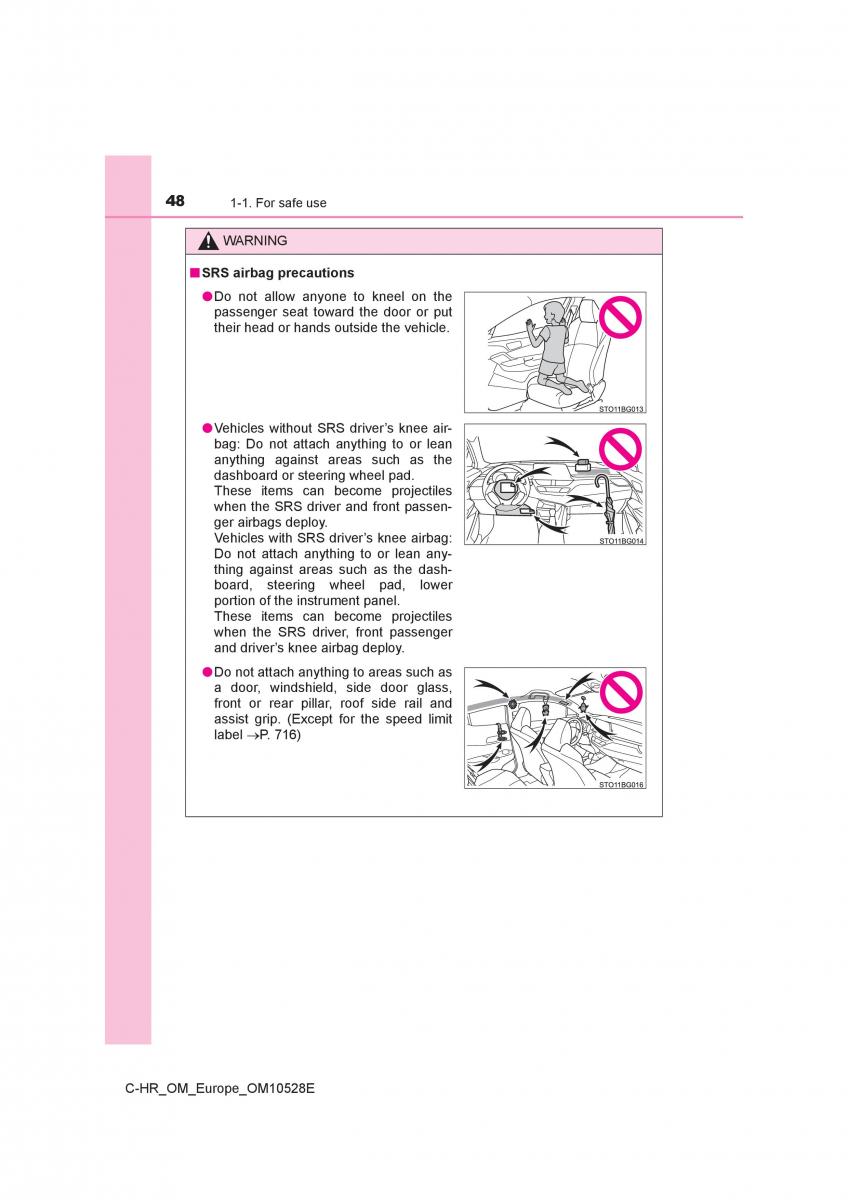 Toyota C HR owners manual / page 48