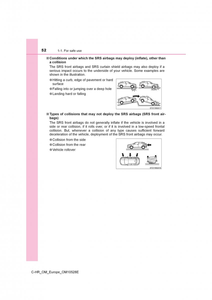 Toyota C HR owners manual / page 52