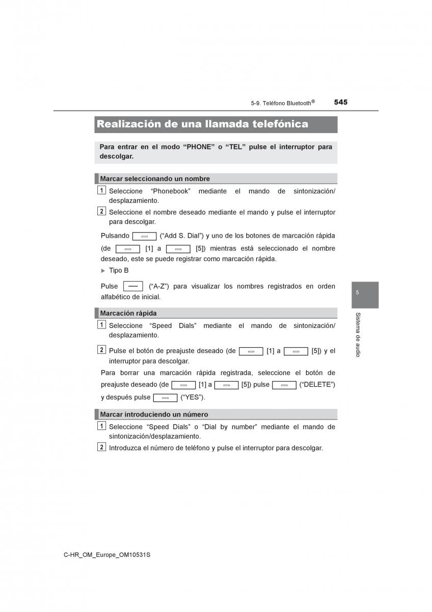 Toyota C HR manual del propietario / page 545