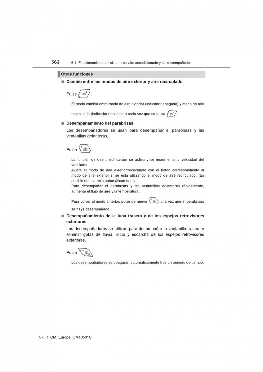 Toyota C HR manual del propietario / page 562