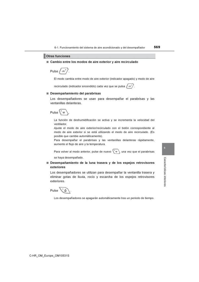 Toyota C HR manual del propietario / page 569