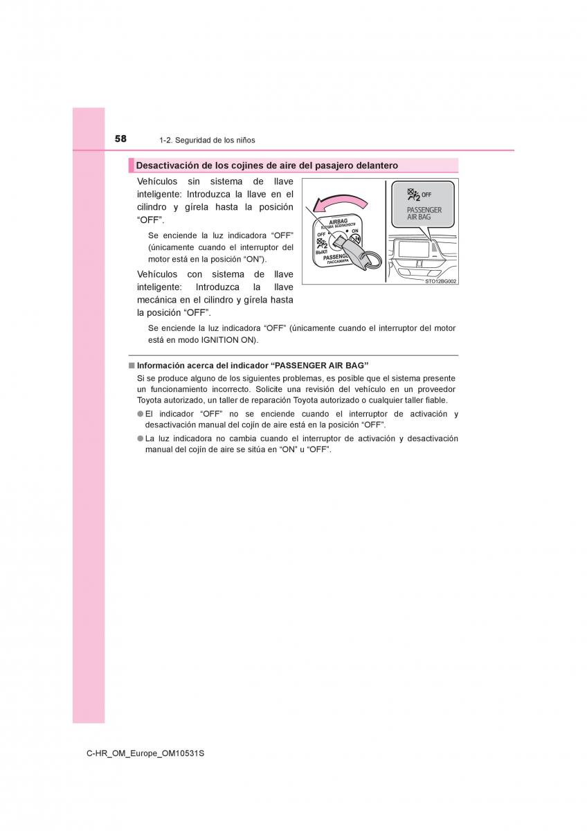 Toyota C HR manual del propietario / page 58