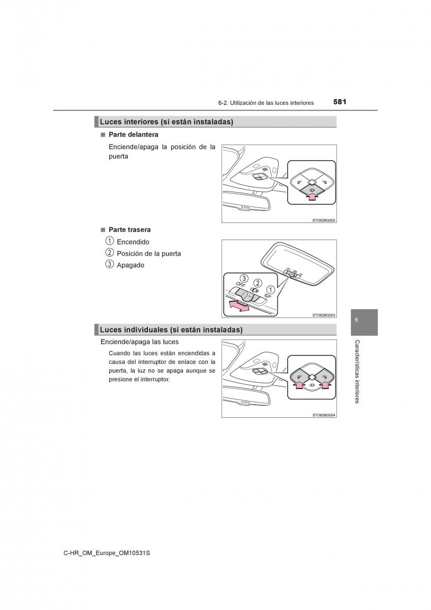 Toyota C HR manual del propietario / page 581