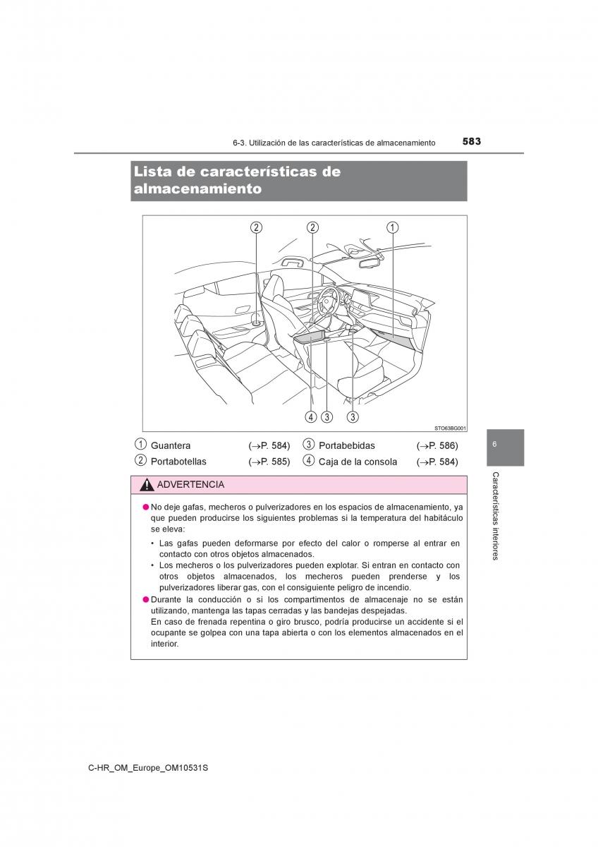 Toyota C HR manual del propietario / page 583