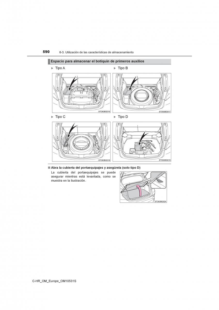 Toyota C HR manual del propietario / page 590