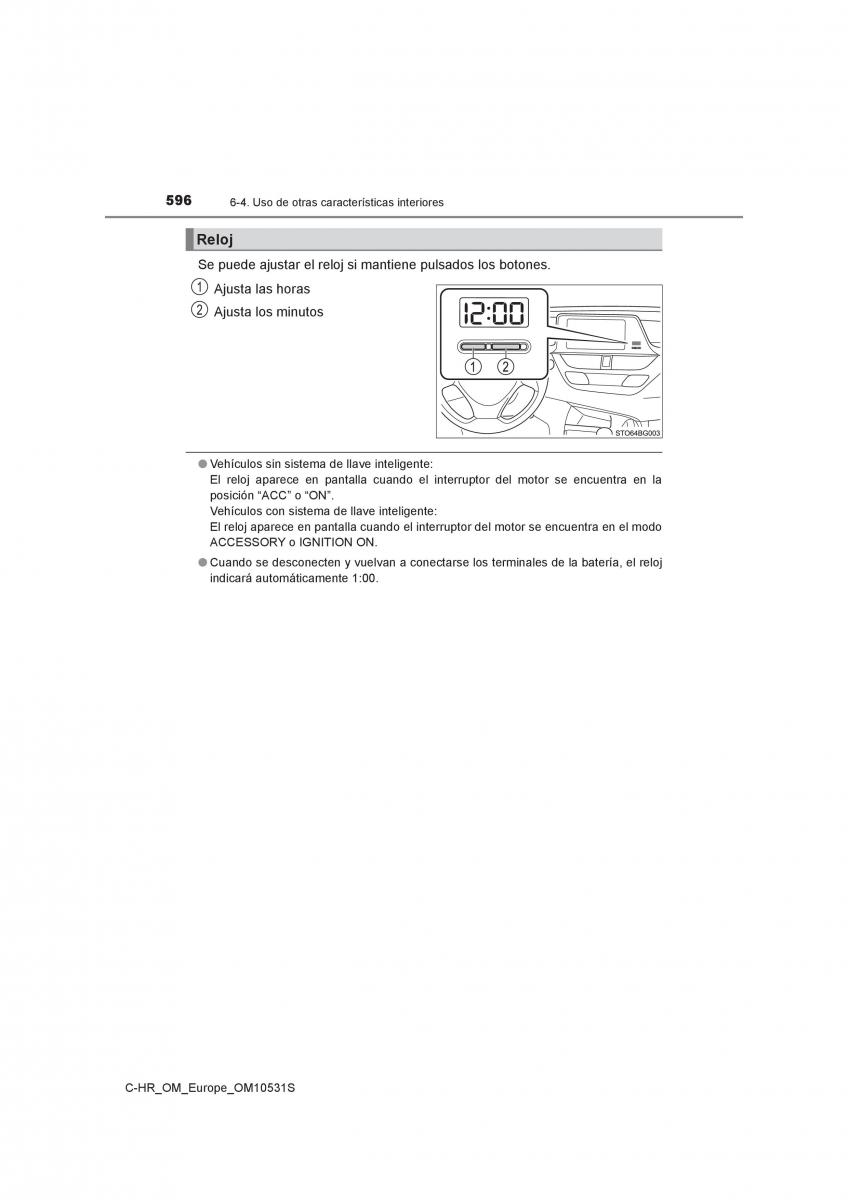 Toyota C HR manual del propietario / page 596