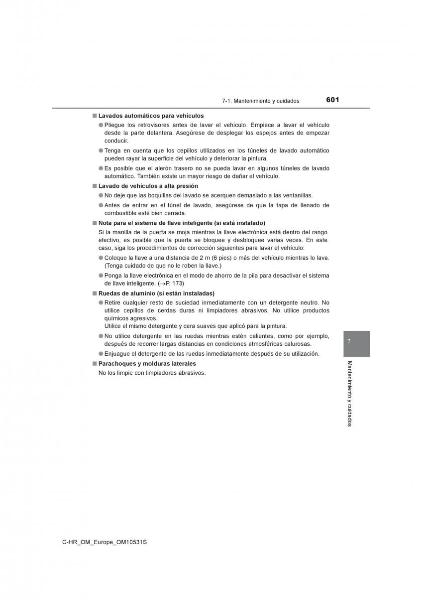 Toyota C HR manual del propietario / page 601