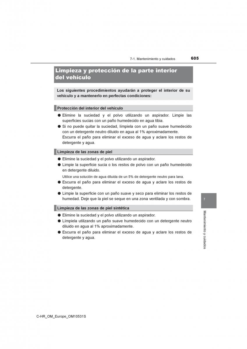 Toyota C HR manual del propietario / page 605