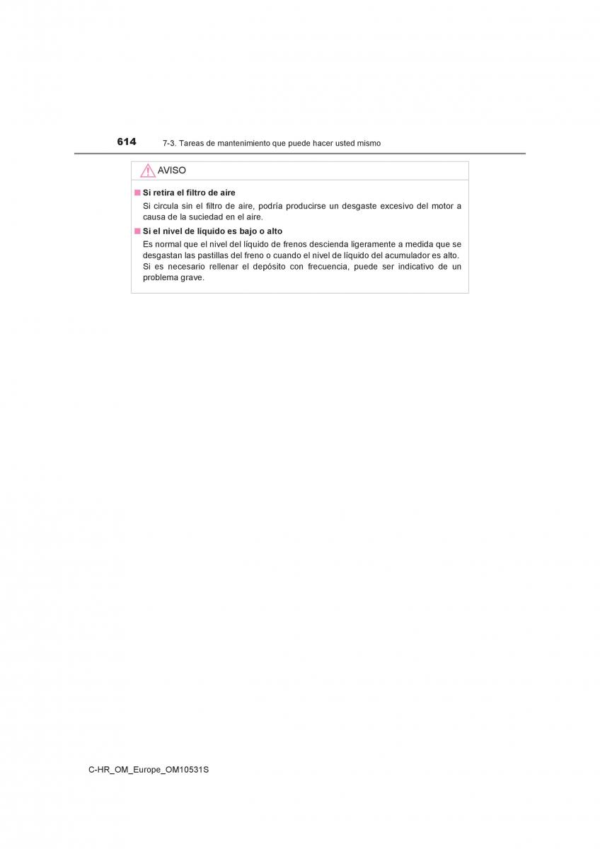 Toyota C HR manual del propietario / page 614