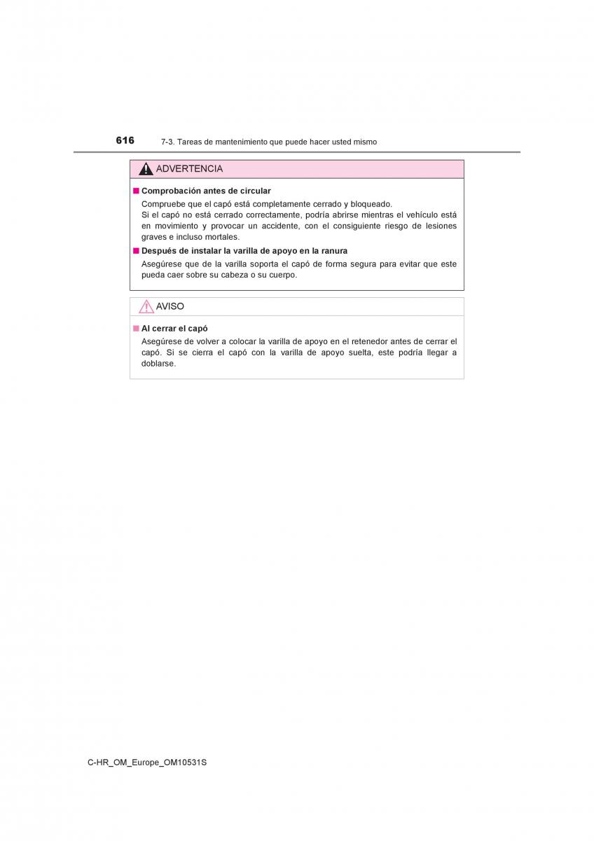 Toyota C HR manual del propietario / page 616