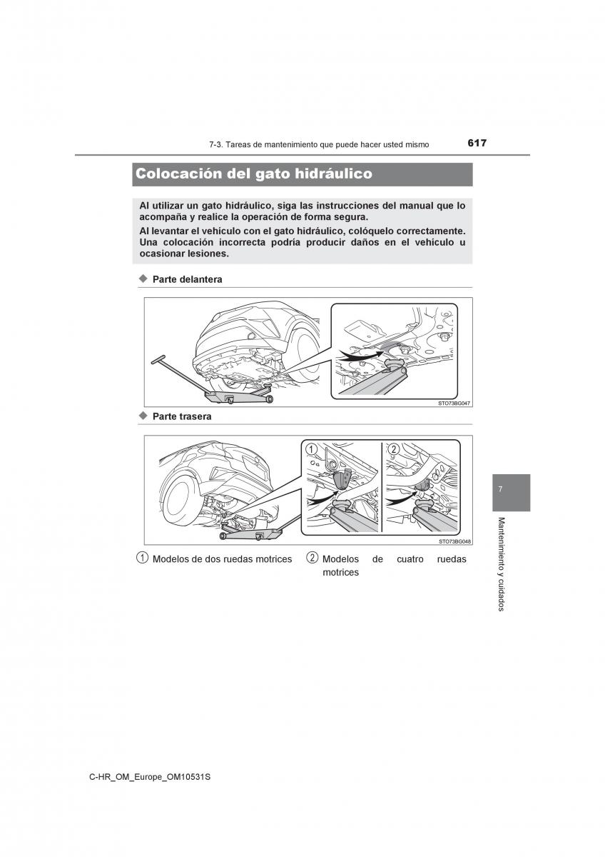 Toyota C HR manual del propietario / page 617