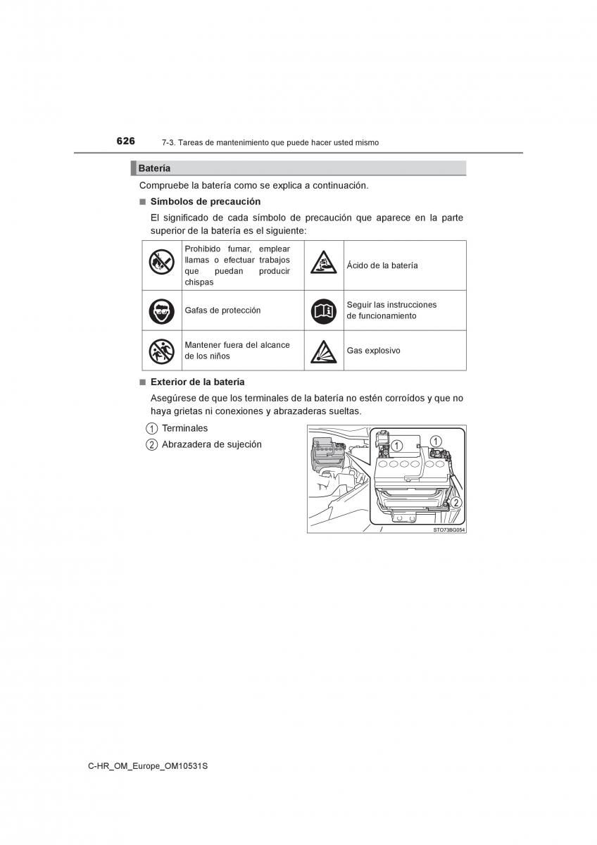 Toyota C HR manual del propietario / page 626