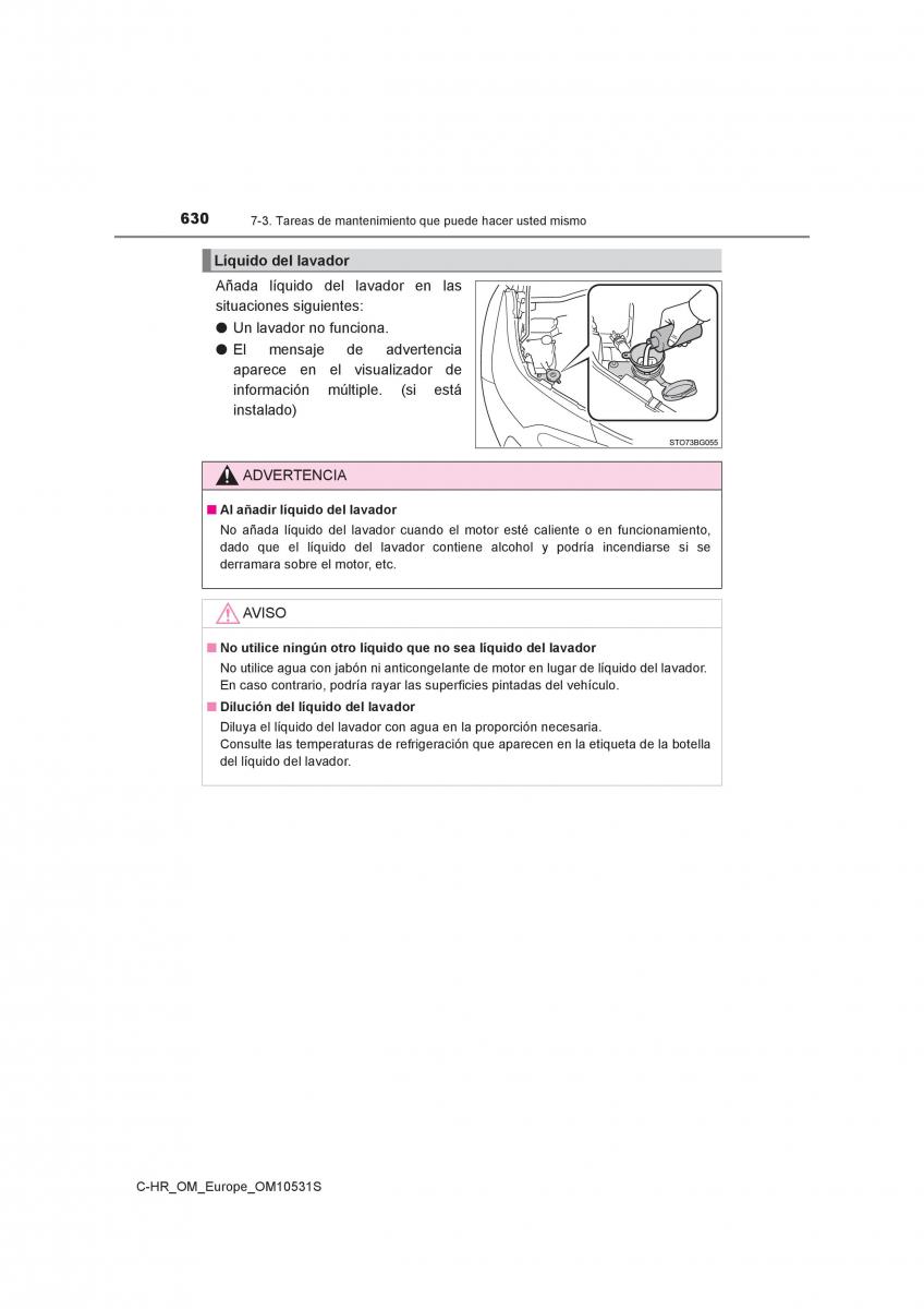 Toyota C HR manual del propietario / page 630