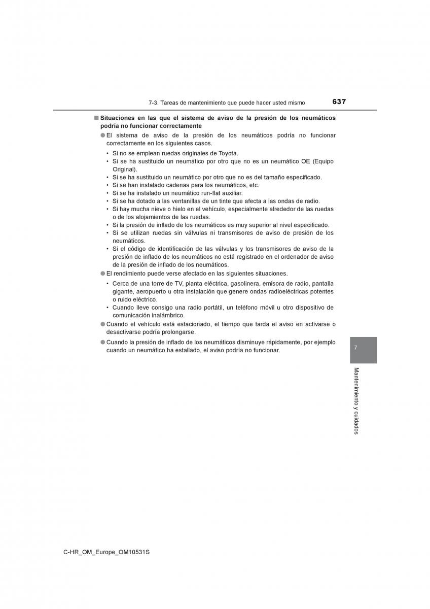 Toyota C HR manual del propietario / page 637