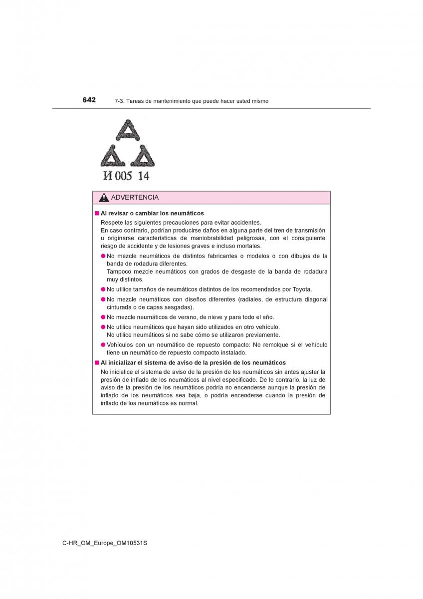 Toyota C HR manual del propietario / page 642