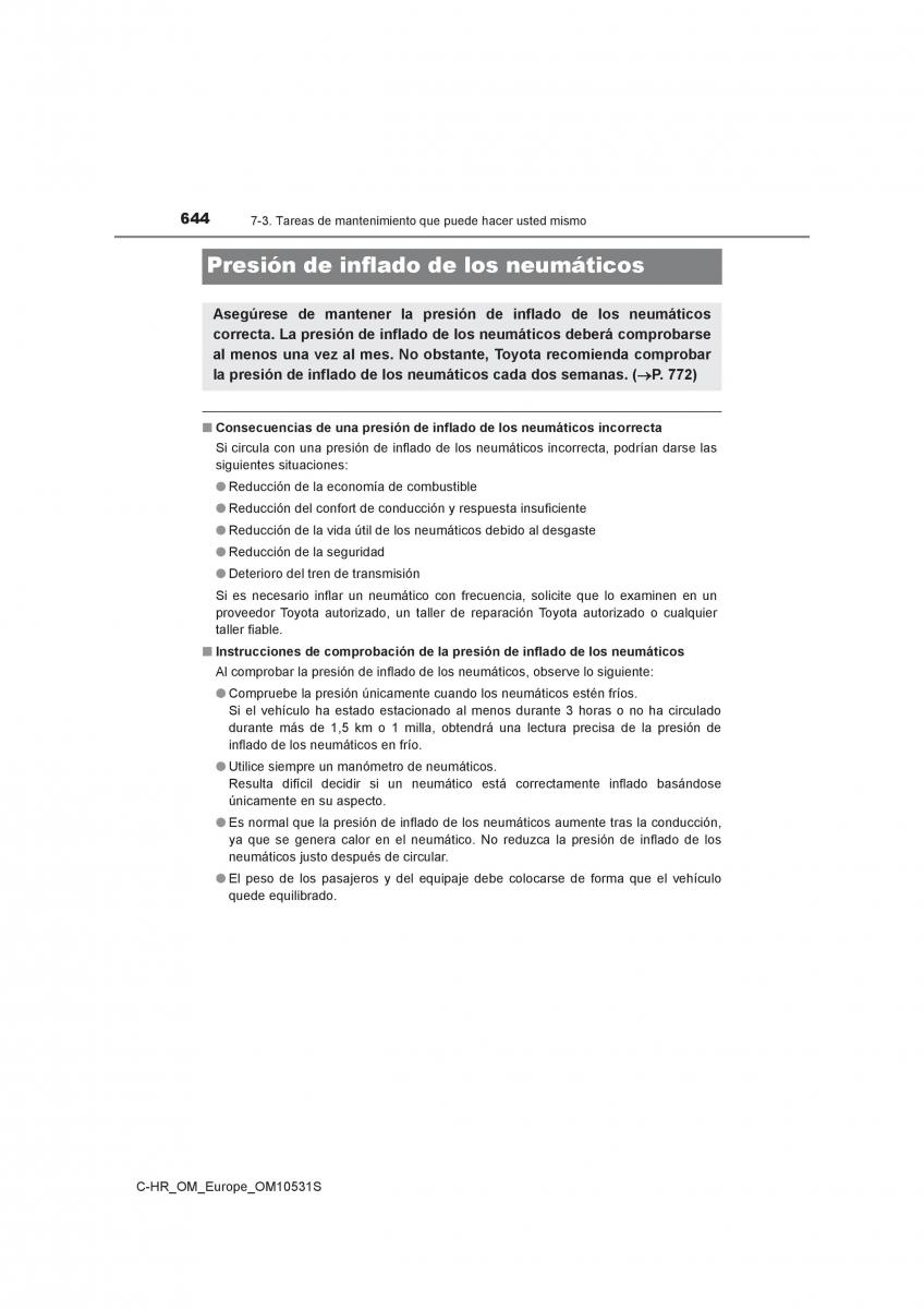 Toyota C HR manual del propietario / page 644