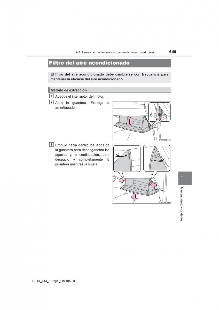 Toyota C HR manual del propietario / page 649