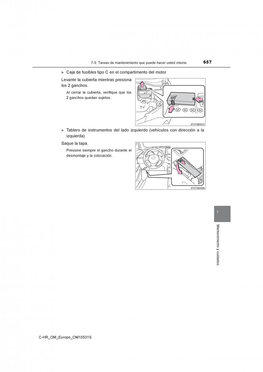 Toyota C HR manual del propietario / page 657