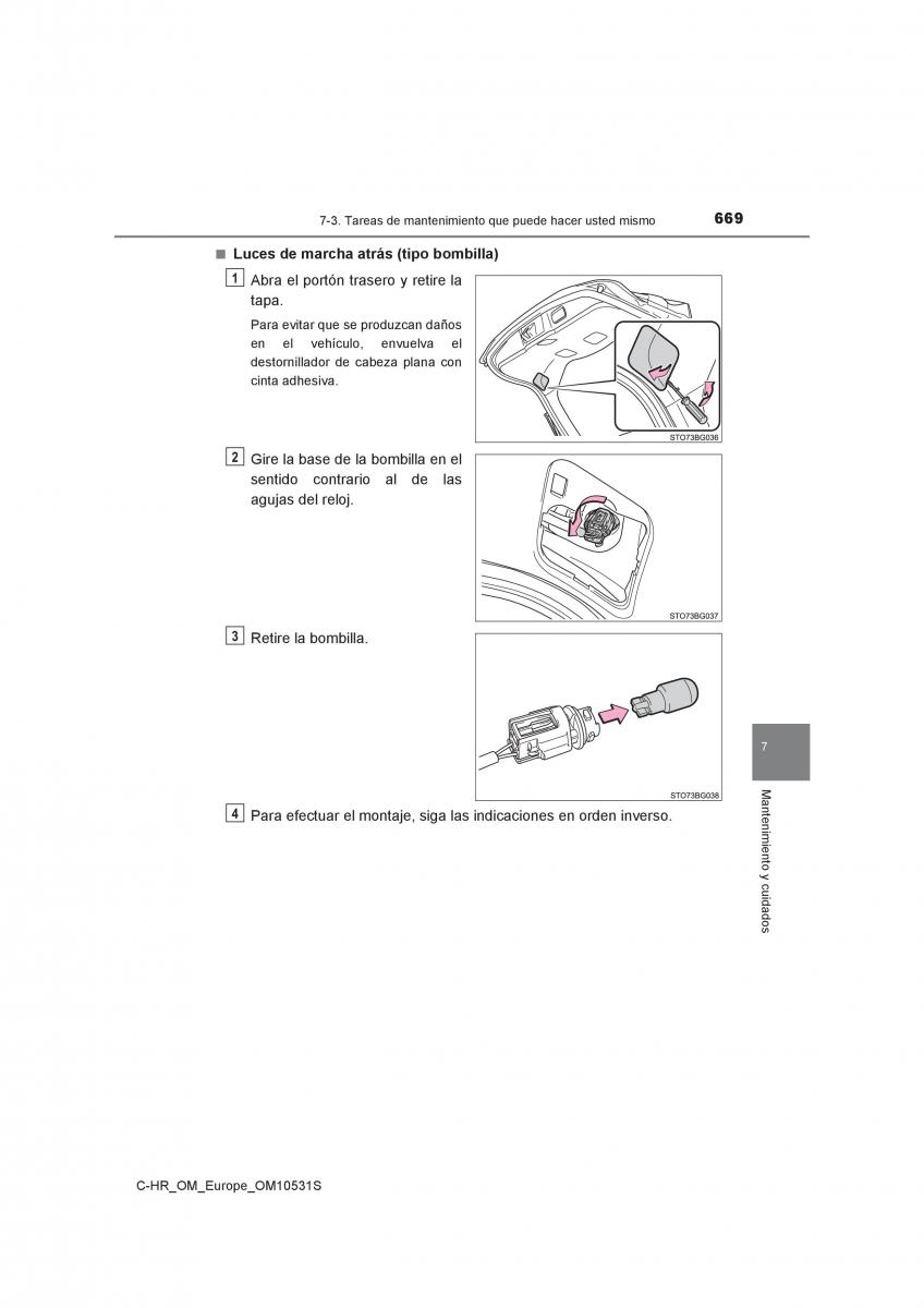 Toyota C HR manual del propietario / page 669