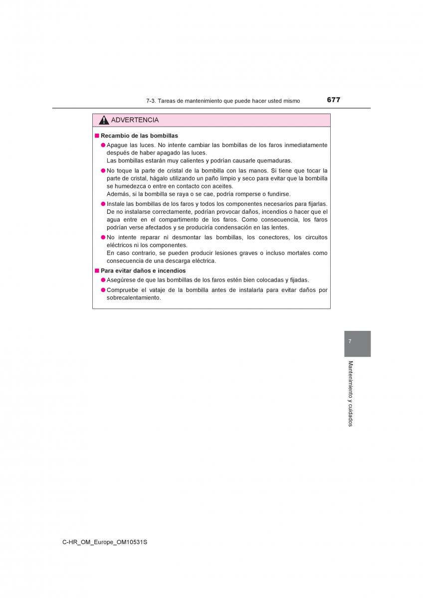 Toyota C HR manual del propietario / page 677