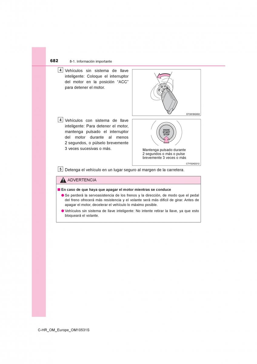 Toyota C HR manual del propietario / page 682