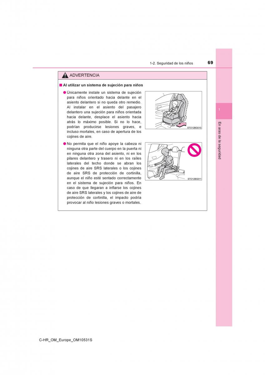 Toyota C HR manual del propietario / page 69