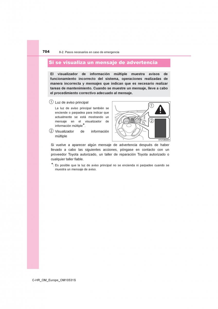 Toyota C HR manual del propietario / page 704