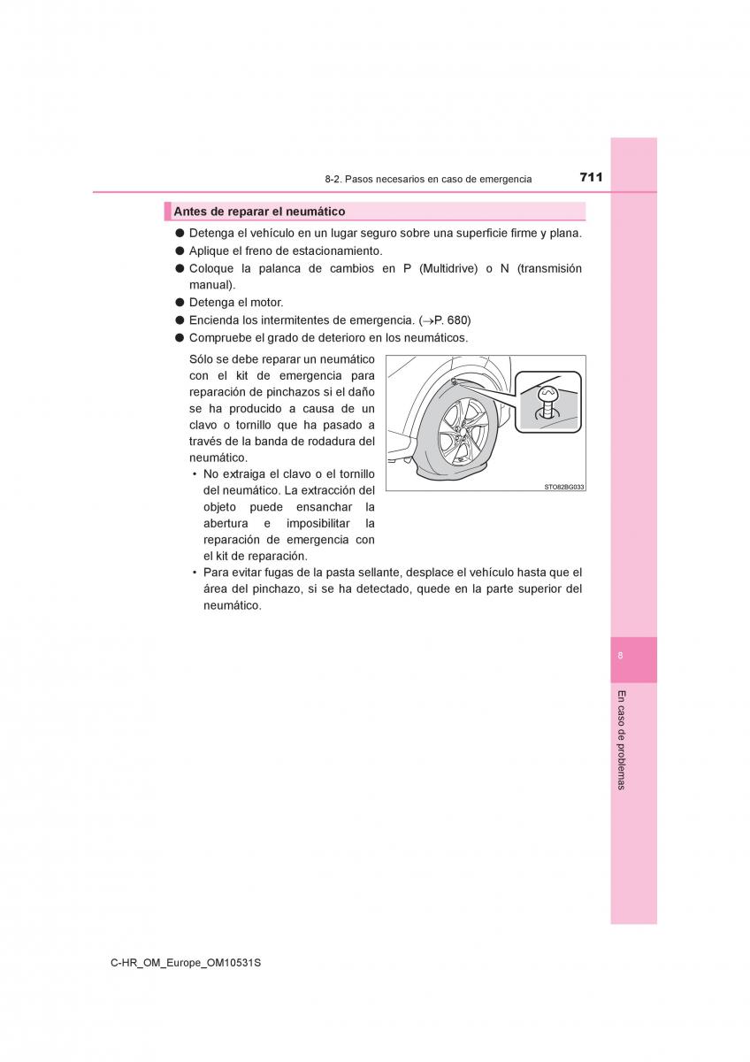 Toyota C HR manual del propietario / page 711