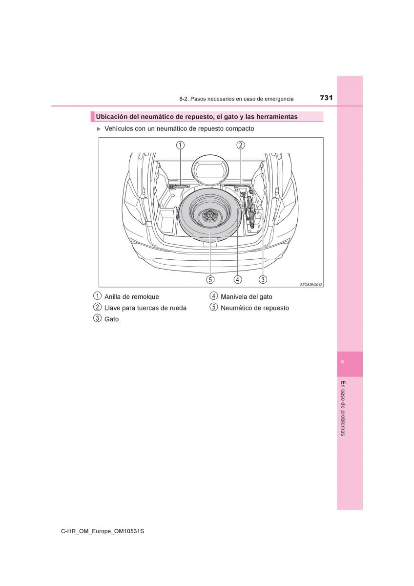 Toyota C HR manual del propietario / page 731