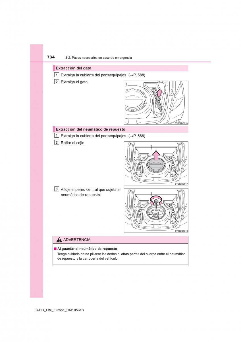 Toyota C HR manual del propietario / page 734