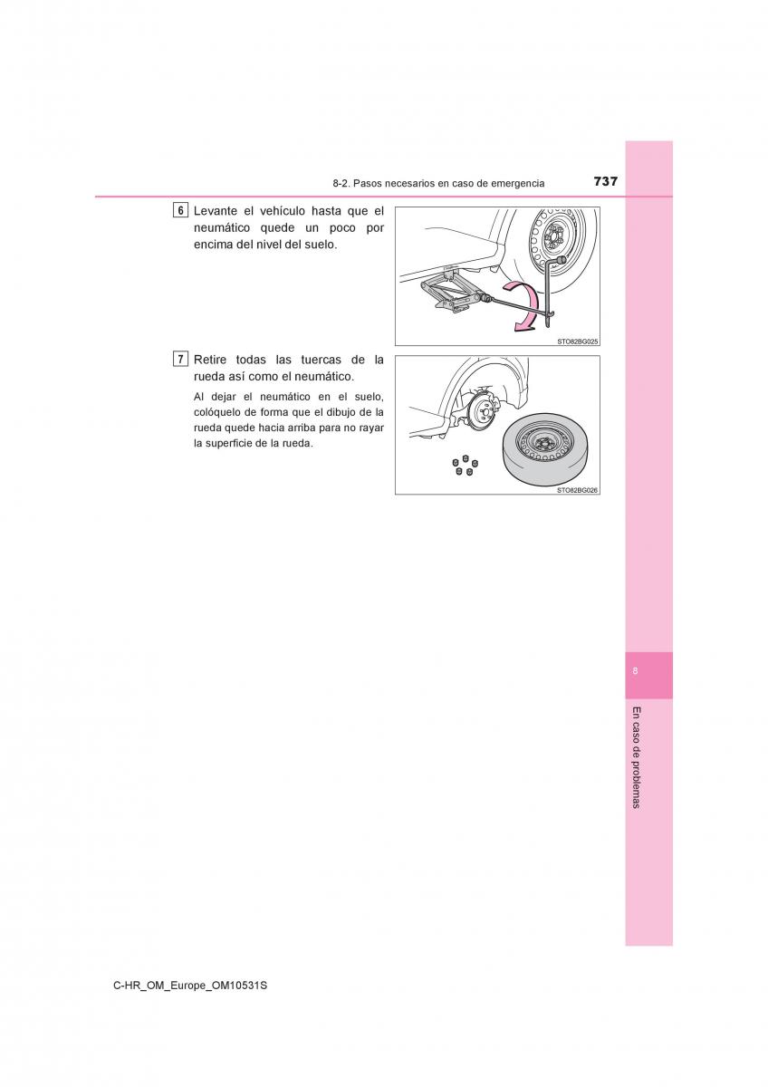 Toyota C HR manual del propietario / page 737