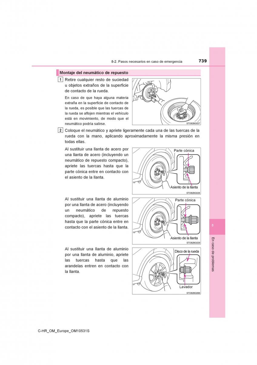 Toyota C HR manual del propietario / page 739