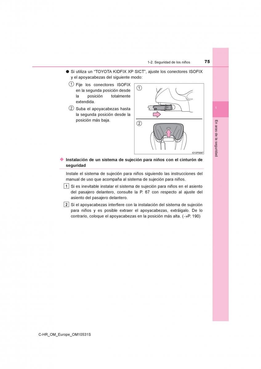 Toyota C HR manual del propietario / page 75