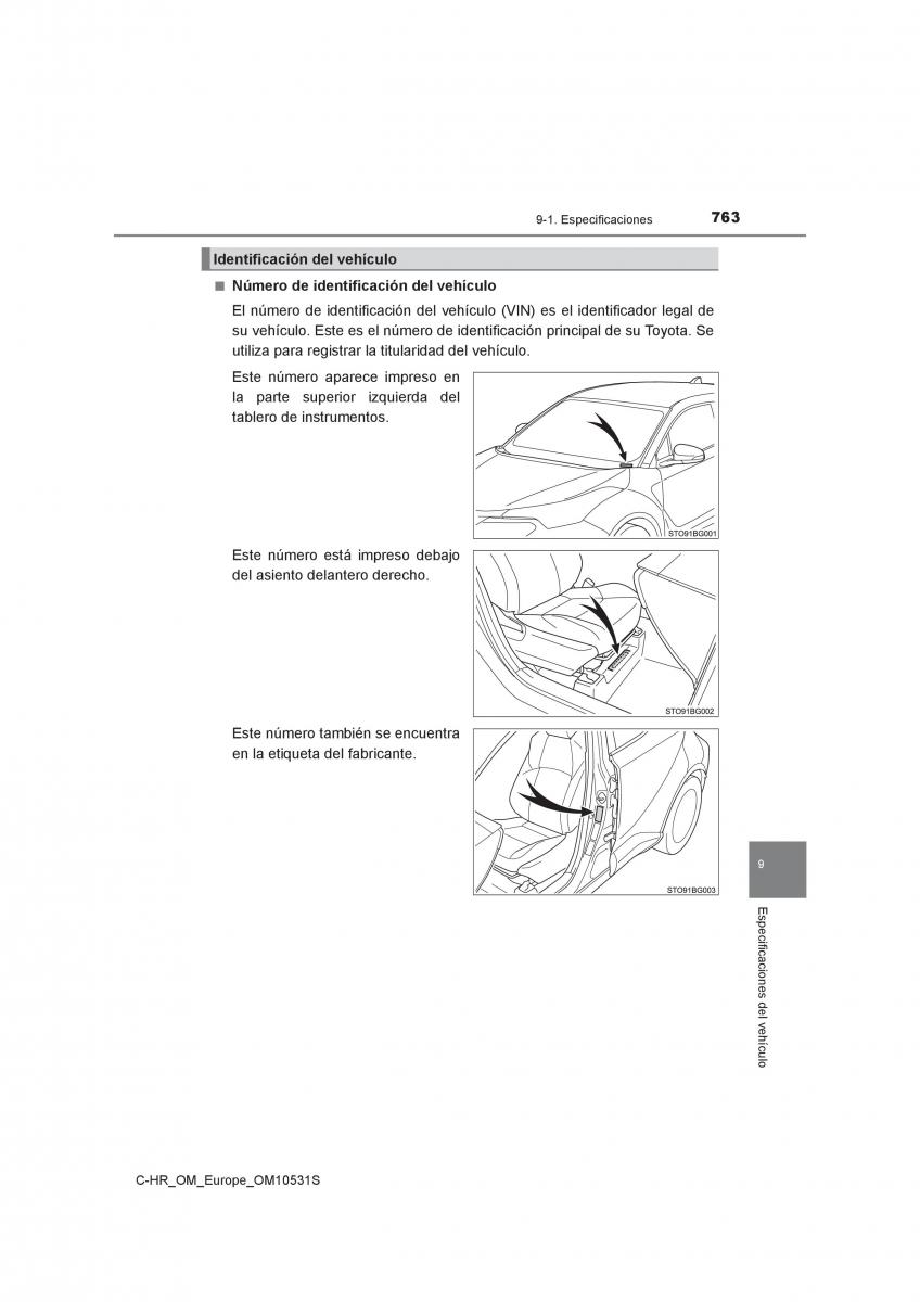 Toyota C HR manual del propietario / page 763