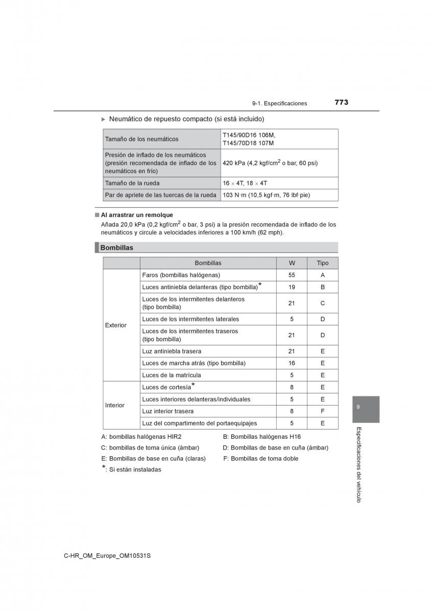 Toyota C HR manual del propietario / page 773