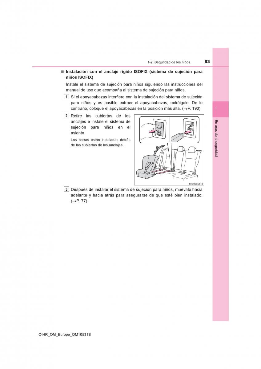 Toyota C HR manual del propietario / page 83